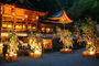 貴船神社　七夕笹飾りライトアップ