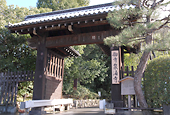 泉涌寺の総門。こちらから泉涌寺まで、両脇には泉涌寺の塔頭が並びます。