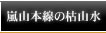 嵐山本線の枯山水