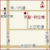 京都 粋伝庵 マップ