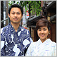 京都でみつける京友禅のゆかた