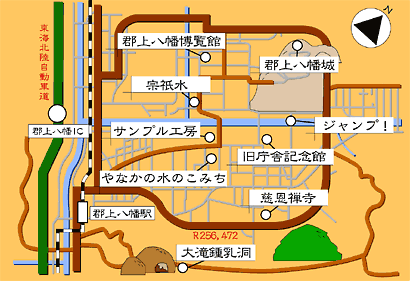 郡上八幡詳細MAP