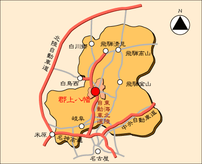 郡上八幡広域MAP