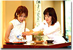 松江には、お茶文化が広く根付いている（千茶荘にて）