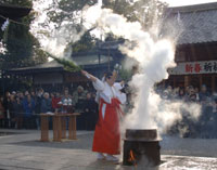 城南宮　湯立神楽