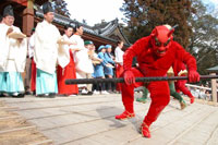 石清水八幡宮　鬼やらい神事