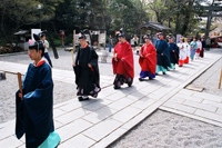 出雲大神宮　鎮花祭（はなしずめのまつり）