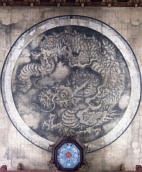 大徳寺本坊・法堂天井龍特別公開