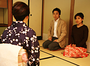 お茶や京都の伝統文化について、お話をうかがう
