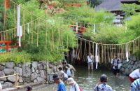 【下鴨神社のみたらし祭（御手洗祭）】 真夏にひんやり！ 下鴨神社の足つけ神事で、無病息災を祈る！