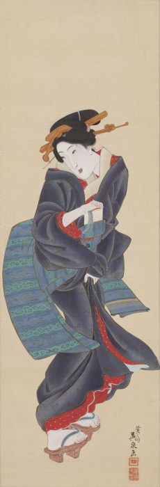 京都文化博物館　美を競う　肉筆浮世絵の世界