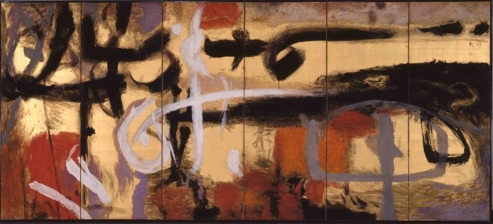 堂本印象美術館＞ 日本画の領域を広げ、障壁画、さらに抽象表現へと