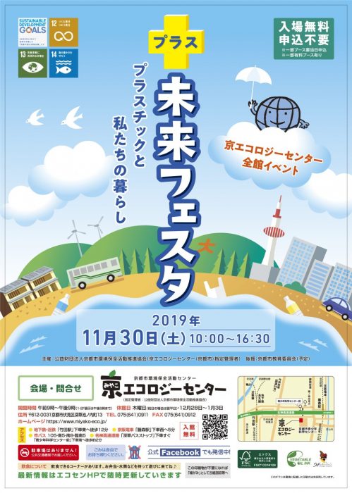 京エコロジーセンター ＋未来フェスタ～プラスチックと私たちの暮らし～