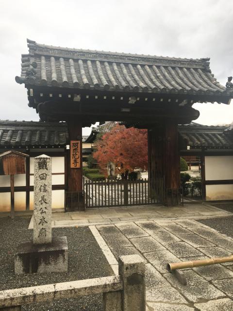 寺町・阿弥陀寺　信長忌