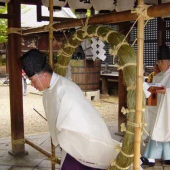 御香宮神社　茅の輪神事