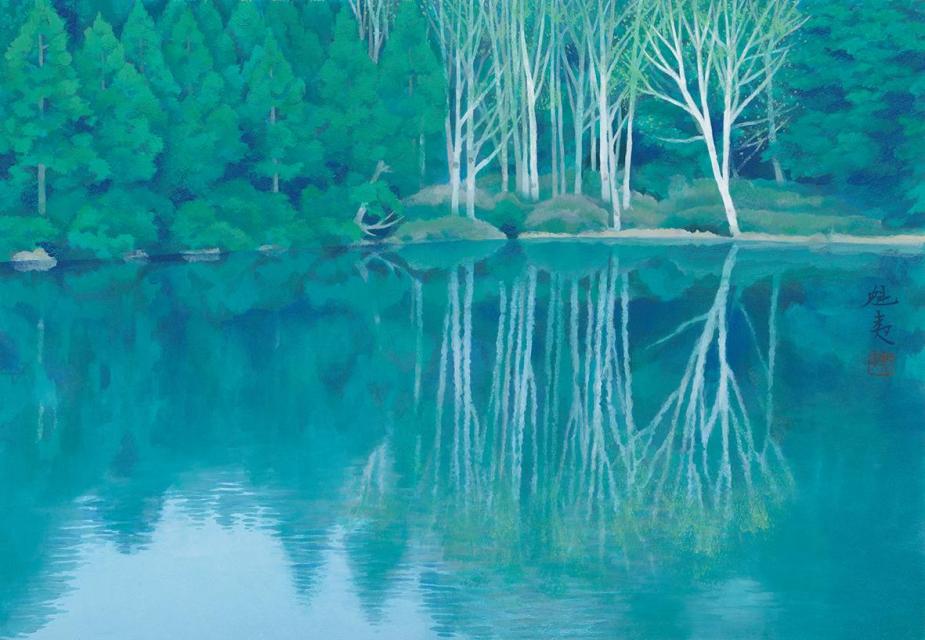 東山魁夷《静けき朝》