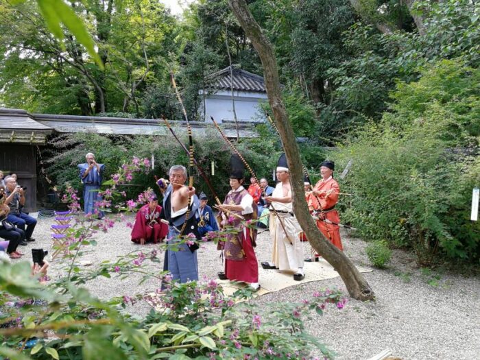 梨木（なしのき）神社　萩まつり