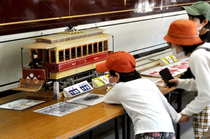 京都市電ペーパークラフトワークショップ