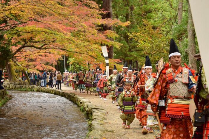 上賀茂神社　着初式　鎧の儀（きぞめしき　よろいのぎ）