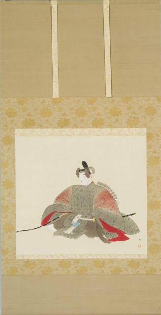 菊池契月《在五中将》