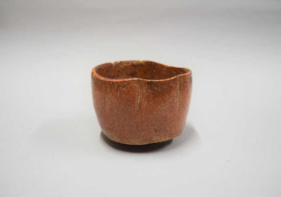 本阿弥光悦作 赤茶碗 銘 角倉光悦（前期展示）