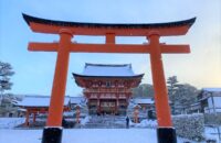 千本鳥居も雪化粧～雪の伏見稲荷大社へ！【E-TOKO深草　1月25日（水）】