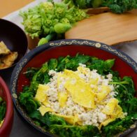 京北の畑から。とれたて野菜でアウトドア料理！ 【第12回】3月は、菜の花のレシピ。「菜の花の卯の花すし」をどうぞ