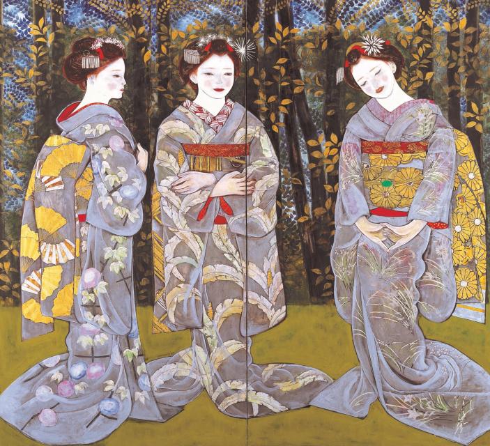 《舞妓》 1968年 浜田市立石正美術館蔵