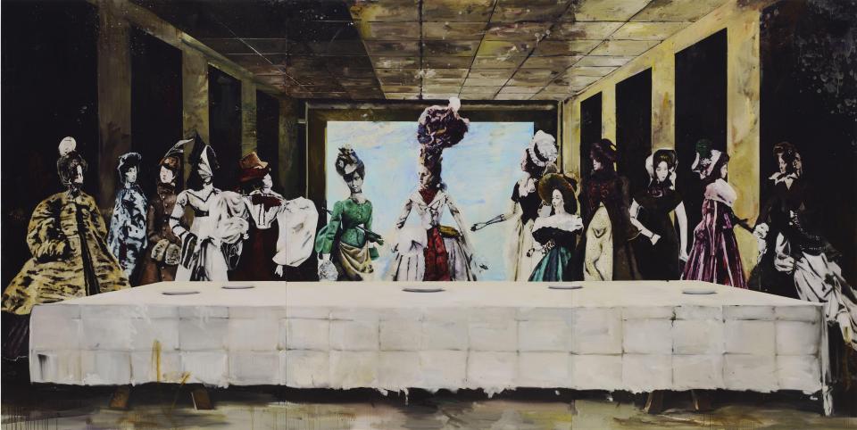 Last Supper, 2022, Oil on canvas, 293.0×582.0cm © IDA Studio Inc.