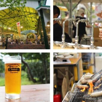 八瀬えいでん《駅》地ビール祭り