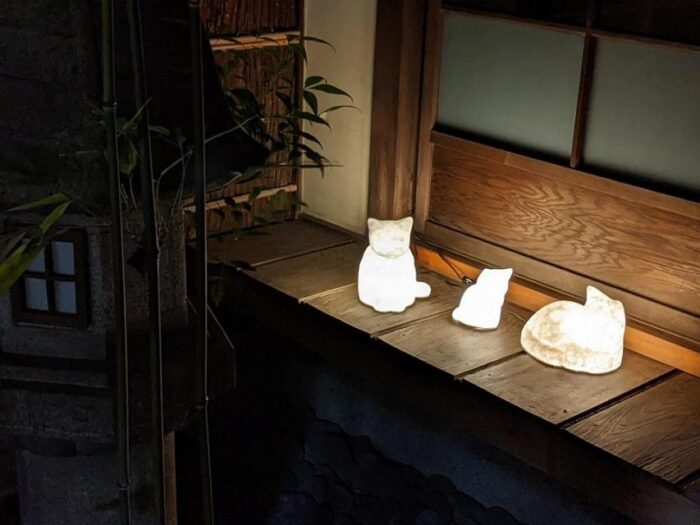 京町家と土佐和紙の灯展【ギャラリー吾子・京町家矢守邸】