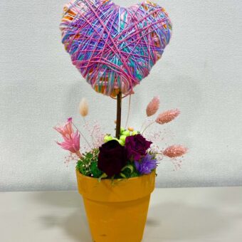 花の伏見展示企画「想いを伝えるバレンタイン」ワークショップとフォトスポット