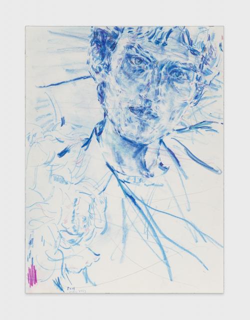 Elizabeth Peyton<br>First Drawing of Paul (Paul Olivennes), 2023 <br>© Elizabeth Peyton　Courtesy the artist and David Zwirner