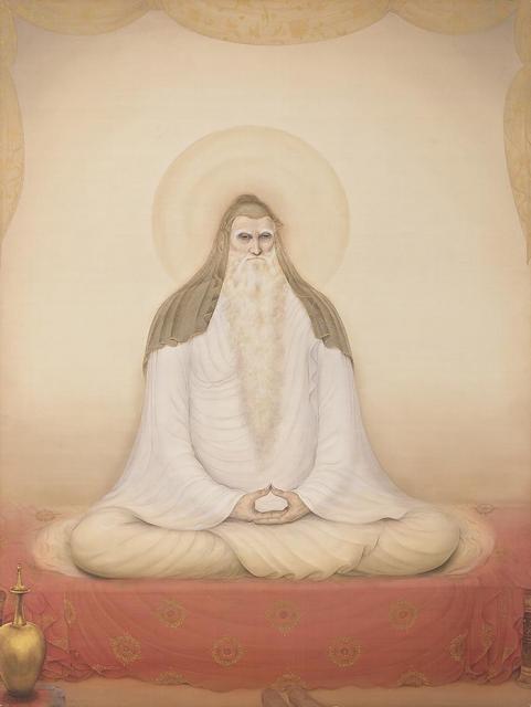 堂本印象《維摩》(部分)1923年 京都府立堂本印象美術館蔵