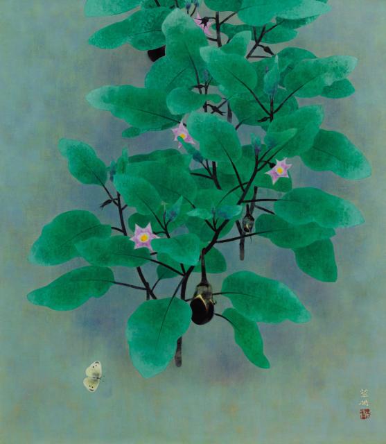 山口華楊《晨》昭和44年（1969） （福田美術館蔵）後期展示