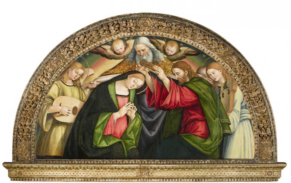 ルカ・シニョレッリ 《聖母戴冠》 1508年、 油彩、テンペラ／板 サンディエゴ美術館　 Ⓒ The San Diego Museum of Art