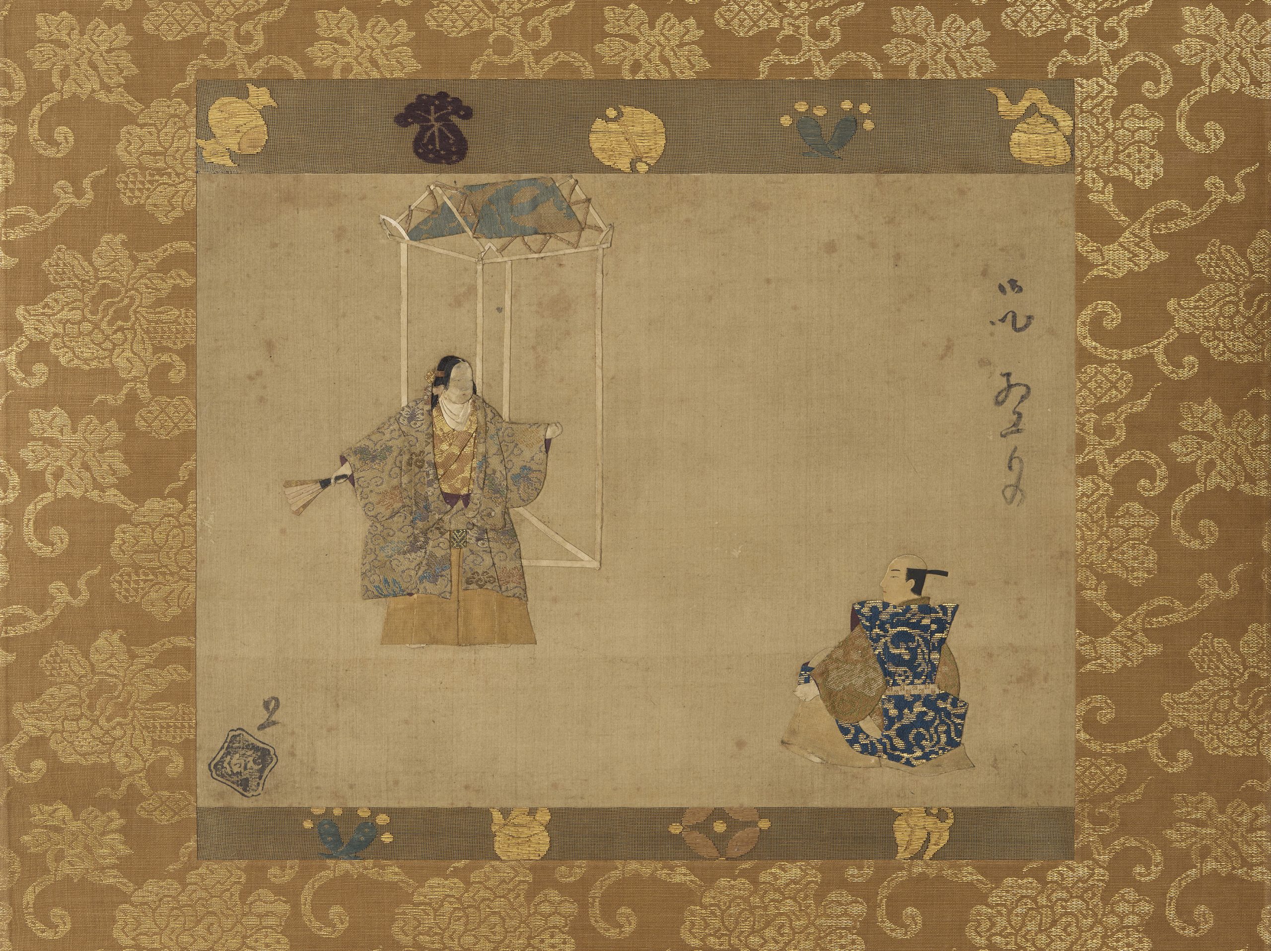 東福門院《能「楊貴妃」押絵》江戸時代・17世紀　泉屋博古館