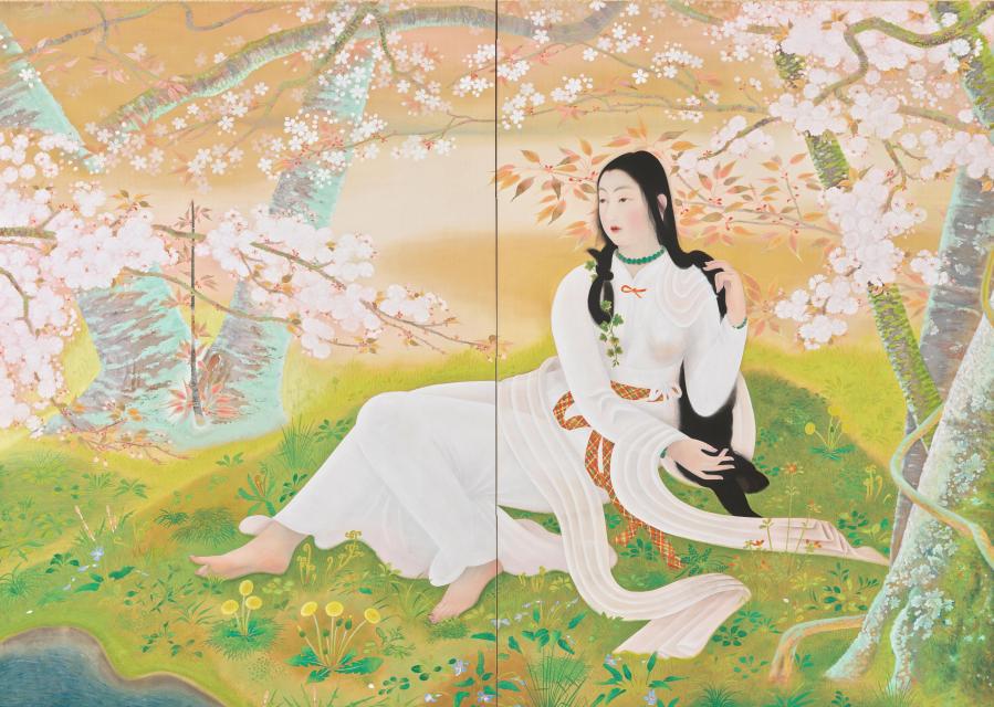 堂本印象《木華開耶媛》1929年 京都府立堂本印象美術館