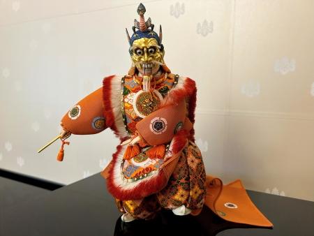 桐塑人形＜蘭陵王＞