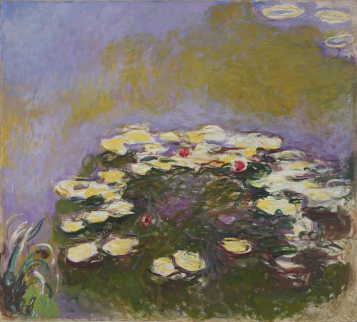 クロード・モネ《睡蓮》　1914-17年　180×200cm　アサヒグループ大山崎山荘美術館蔵